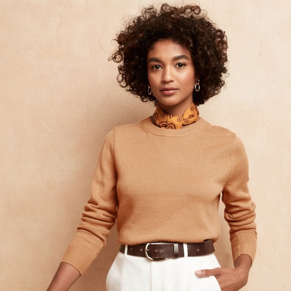 NEW WITH TAGS! Banana Republic Everyday Lofty Crew-Neck Sweater. Size Small